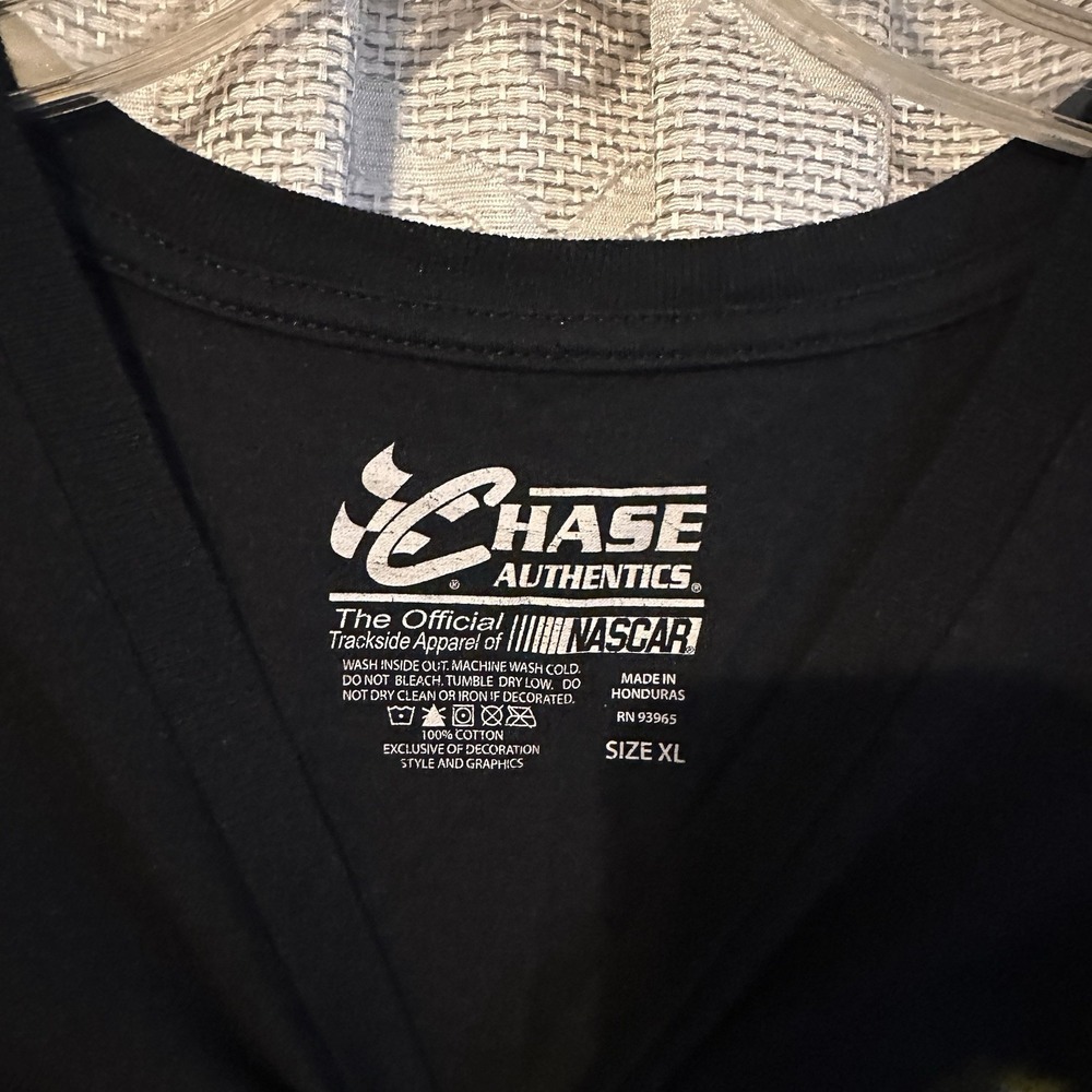 Mark Martin NASCAR Chase Authentics Black Racing T-Shirt Men's XL Vintage Style - Picture 4 of 7